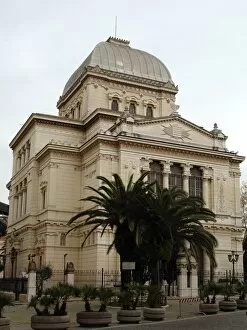 Italy. Rome. Great Synagogue of Rome, 1901-1904. Exterior
