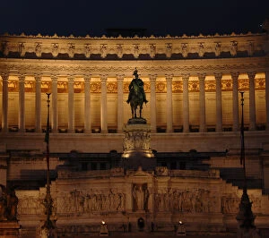Emmanuel Gallery: Italy. Rome. National Monument of Victor Emmanuel II. Night