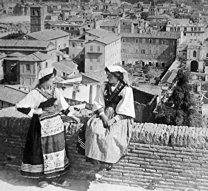 Pre 1900 Prints: Italy Rome Palatine pre-1900