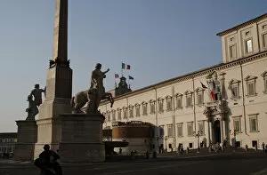 Lamppost Collection: Italy. Rome. Quirinal Palace