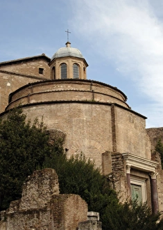 Images Dated 3rd April 2009: Italy. Rome. Romulus Temple