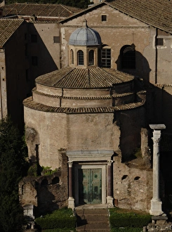 Images Dated 3rd April 2009: Italy. Rome. Romulus Temple