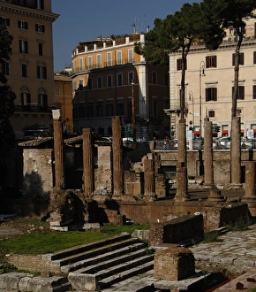 Italy. Rome. Sacred area of Largo di Torre Argentina. Temple Italy. Rome. Sacred area of Largo di Torre Argentina. Temple
