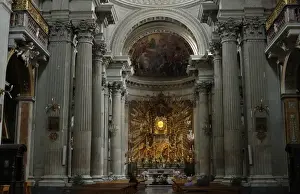 Nave Prints: Italy. Rome. Santa Maria in Campitelli. 17th century. Interi