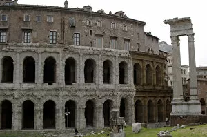 Images Dated 8th April 2009: Italy. Rome. Theatre of Marcellus. 1st century BC
