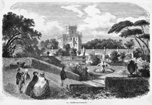 Doria Prints: Italy Rome Villa