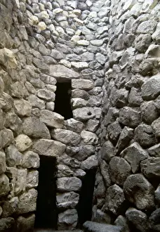 Italy. Sardinia. Nuraghe monument (1200-500 BC). From Barumi