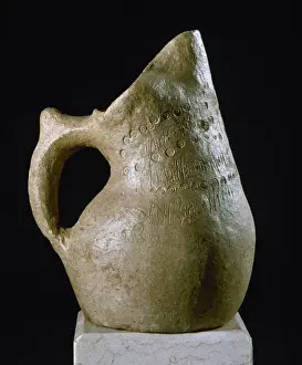 Italy. Sardinia. Nuragic civilization. Ceramic jug. 8th cent