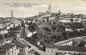 Images Dated 6th April 2011: Italy - Siena - Panoramic View