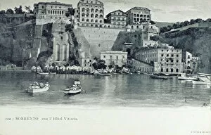 Images Dated 6th April 2011: Italy - Sorrento - The Hotel Vittoria