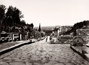 Italy - Street of Tombs, Pompeii