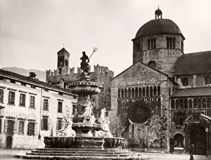 Italy - Trento Italy cathedral Duomo piazza