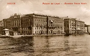 Trieste Prints: Italy - Trieste - Palazzo del Lloyd - Excelsior Palace Hotel