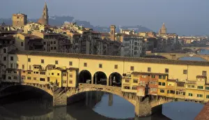 Tuscans Prints: ITALY. TUSCANY. FLORENCE. Florence. Ponte Vecchio