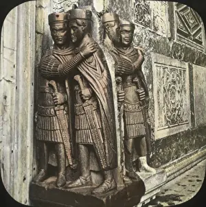 Porphyry Prints: Italy - Venice - Reliefs in Porphyry of Knight