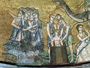Patriarchal Prints: Italy. Venice. Saint Marks Basilica. Mosaic. Joseph Thrown