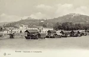 Italy - Verona - River Adige and Countryside