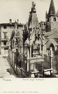 Images Dated 6th April 2011: Italy - Verona - Scaligeri Cemetery (1 / 2)