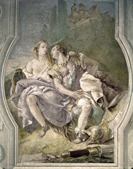 ITALY. Vicenza. Villa Valmarana. Rinaldo and ITALY. Vicenza. Villa Valmarana. Rinaldo and