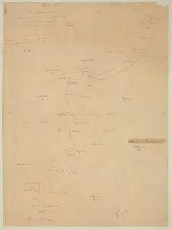 Aout Prints: Itineraire - de l ascension de nuit du 7 aout 1884, de la Vi