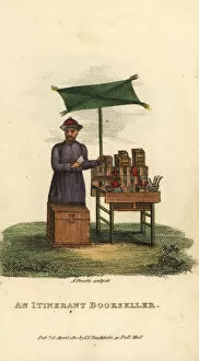 An itinerant bookseller selling tales
