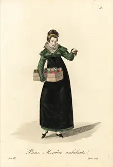 Itinerant haberdasher, Paris, early 19th century