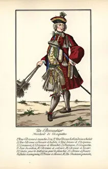 Itinerant Prints: Itinerant seller of brushes and racquets