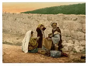 Shoe Maker Prints: Itinerant shoemaker of Jerusalem, Holy Land