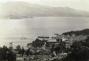 Ferry Prints: Itsukushima - Miyajima - Shrine Island, Japan
