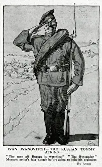 Attention Prints: Ivan Ivanovitch, the Russian Tommy Atkins, WW1