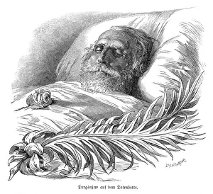Deathbed Prints: IVAN TURGENEV DEAD