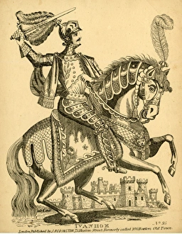 Images Dated 8th August 2017: Ivanhoe on horseback