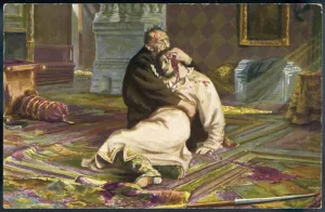 1581 Prints: IVANs SON MURDERED 1581