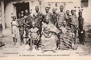 Ivory Coast, West Africa - Boa Kouassi King of Agni N'denian Ivory Coast, West Africa - Boa Kouassi King of Agni N'denian