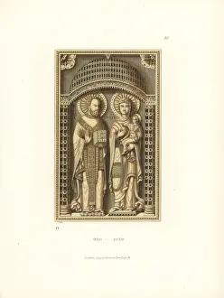 Gospels Prints: Ivory figures