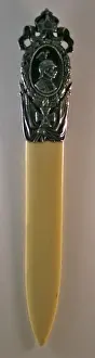Ivory paper knife with a silver handle - WWI