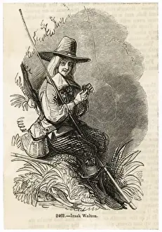 1683 Prints: Izaak Walton Engraving