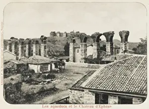 Smyrna Prints: Izmir - Aqueduct and Castle (Ephesus)