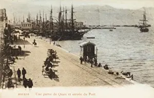 Smyrna Prints: Izmir (Smyrna), Turkey - Quay & Port