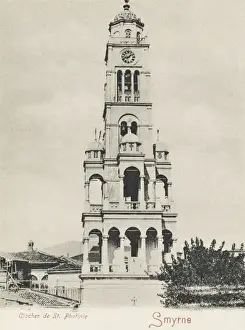 Izmir, Turkey - Clock Tower of Saint Photinie