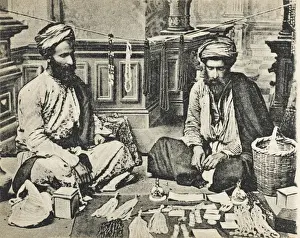 Beards Prints: Izmir, Turkey - Jewish bead seller