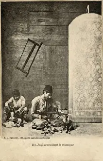 Izmir, Turkey - Jewish Traditional Mosaic making