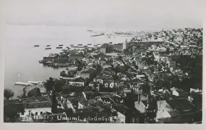 Rooftops Prints: Izmir, Turkey - Panoramic view Date: 1950