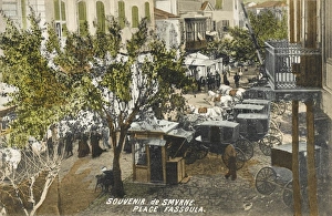 Izmir, Turkey - Place Fassoula with Taxis