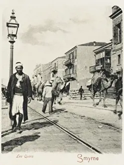 Businesses Prints: Izmir, Turkey - The Quayside