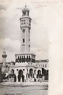 Smyrna Prints: Izmir, Turkey - Tower - Jubilee of Sultan Abdulhamid II