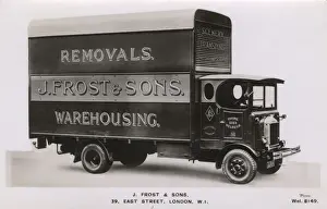 J Frost & Sons, removals lorry, London