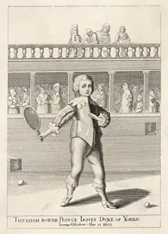 J. II Plays Real Tennis