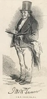 J. M. W. Turner at the Royal Academy, 1845