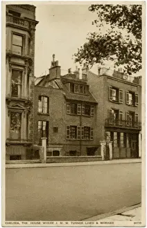Cheyne Prints: J M W Turners House - Chelsea - where he lived and worked